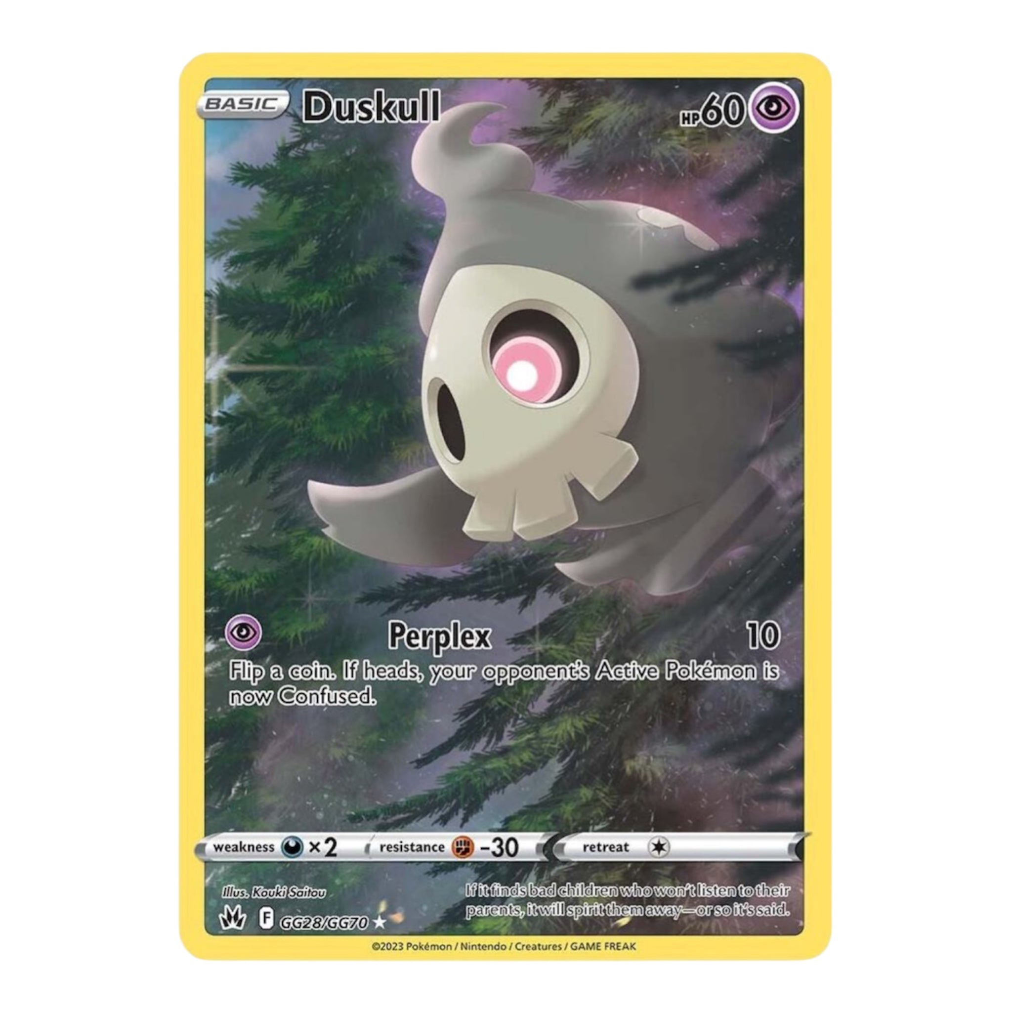 Duskull GG28/GG70 Crown Zenith