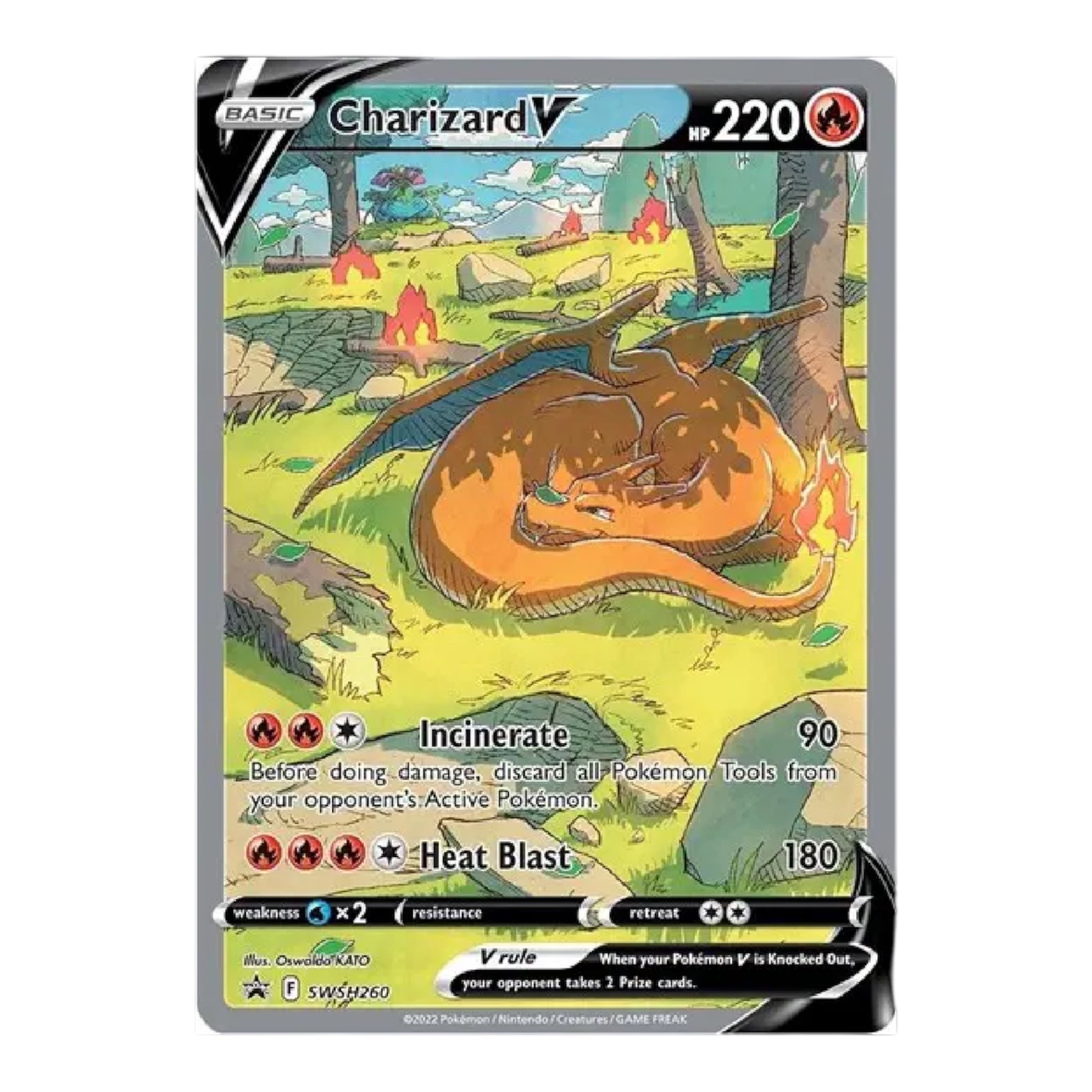 Charizard V Black Star Promo SWSH260