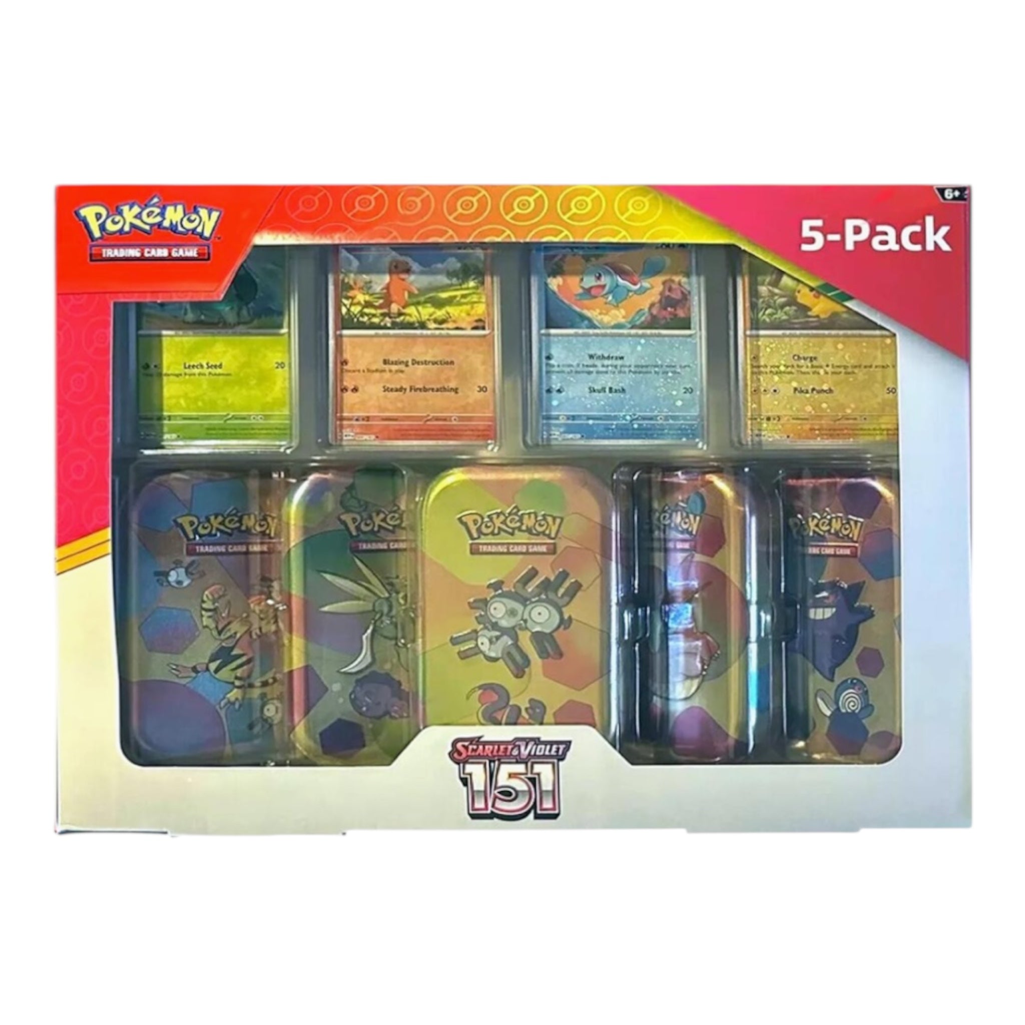 costco.pokemon cards Costco Pokemon Scarlet & Violet 151 Mini Tin 5-pack (Magneton) – OV Games LLC