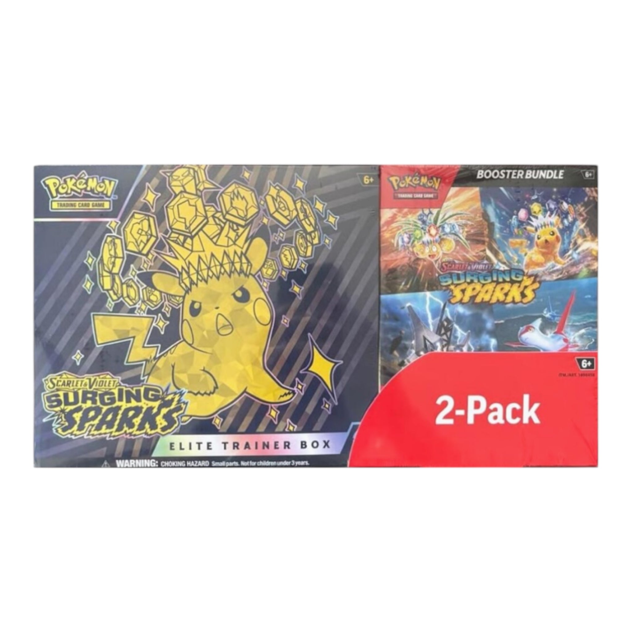 Costco Pokemon Surging Sparks 2-Pack Trainer Box and Booster Bundle