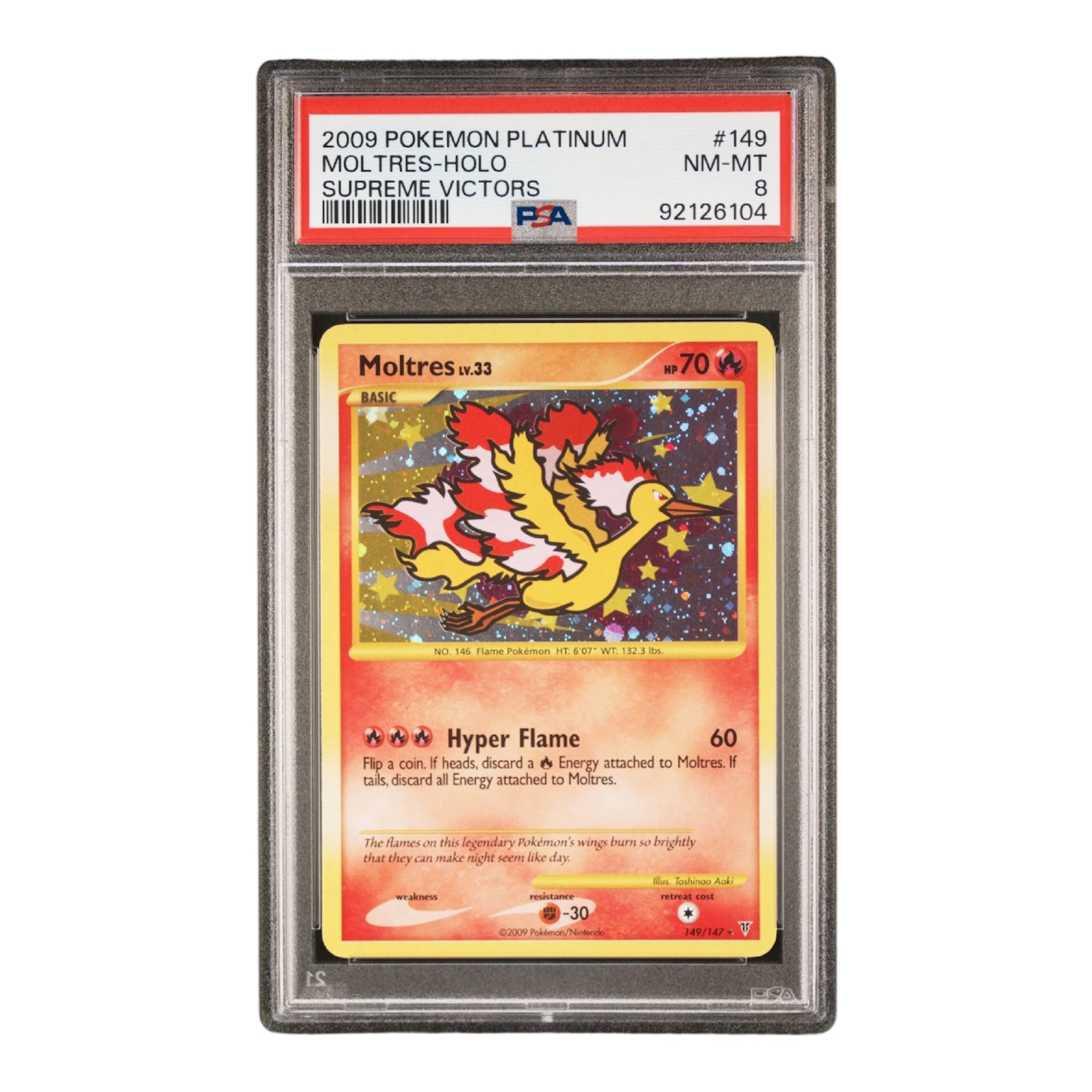 Moltres Supreme Victors PSA 8