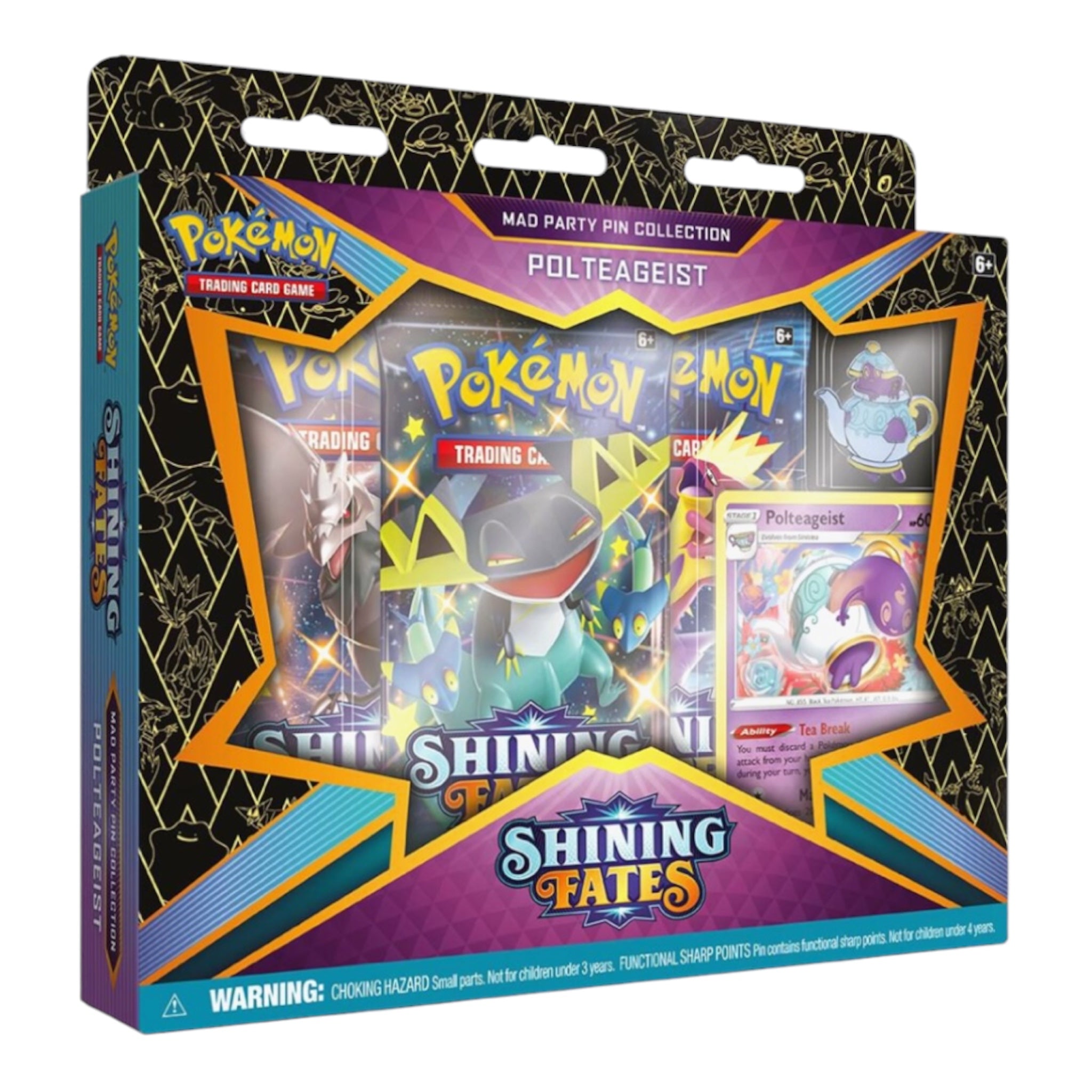 Shining Fates Mad Party Pin Collection [Polteageist]