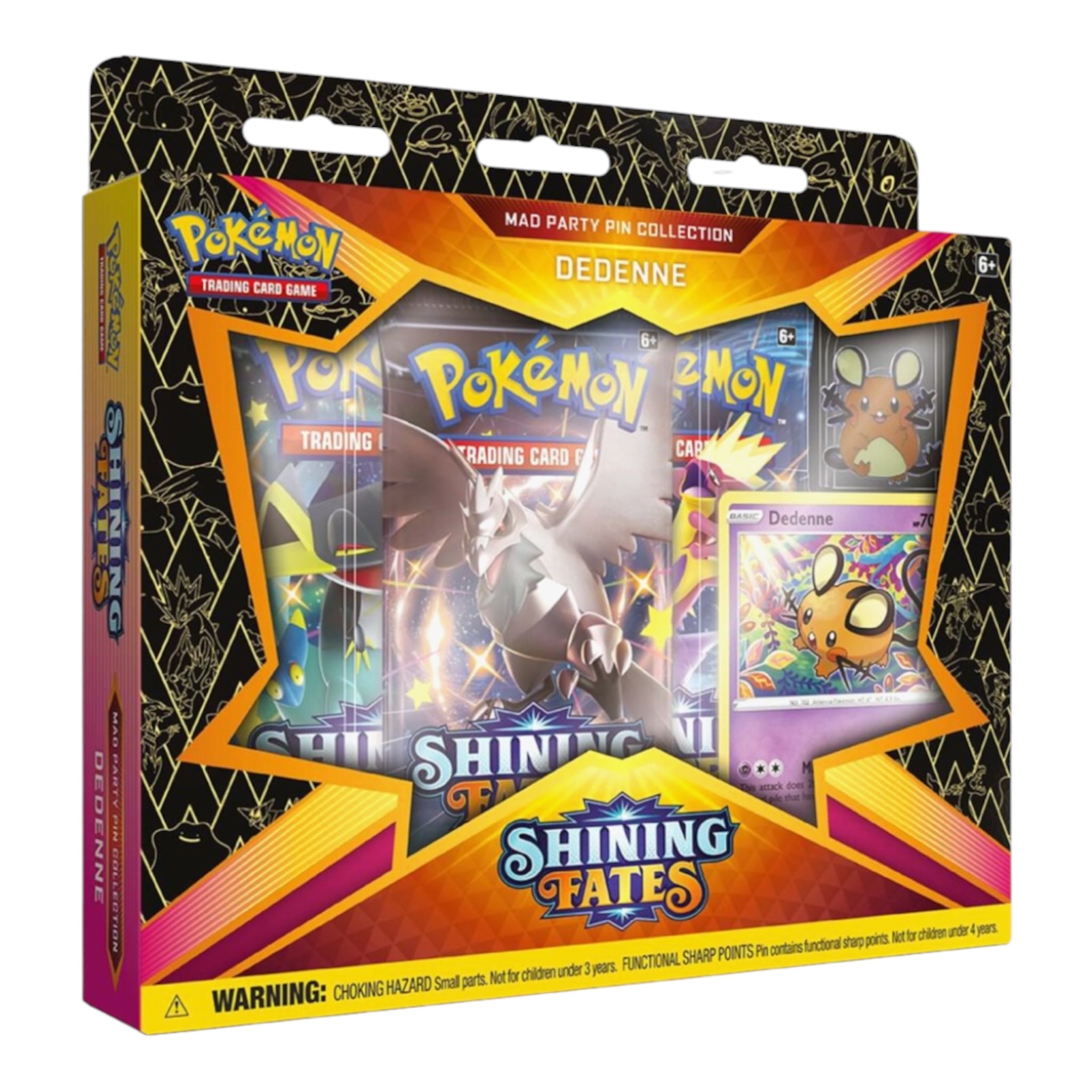 Shining Fates Mad Party Pin Collection [Dedenne]