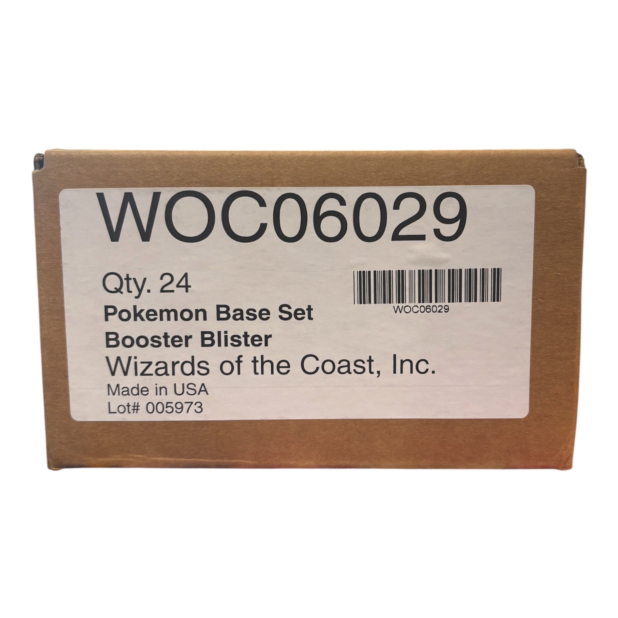 WOTC Base Set Blister Case (24ct) OV Games LLC WOTC Base Set Blister Case (24ct) OV Games LLC