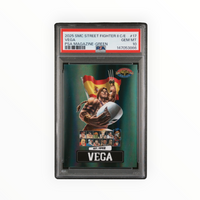 Vega #17 Green Street Fighter II Champion Edition POP 4Saturday Morning Cards PSA Magazine Exclusive PSA 10