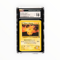 Lt. Surge's Pikachu #84/132 Unlimited Gym Challenge CGC 10