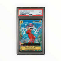 Monkey D. Luffy #109 Treasure Rare OP08 Two Legends PSA 9