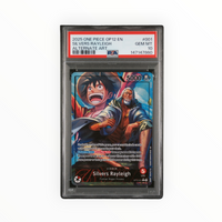 Silvers Rayleigh #001 Alternate Art OP12 Legacy of the Master PSA 10