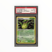 Victreebel #17 Holo EX Fire Red & Leaf Green PSA 10 Slab Imperfection