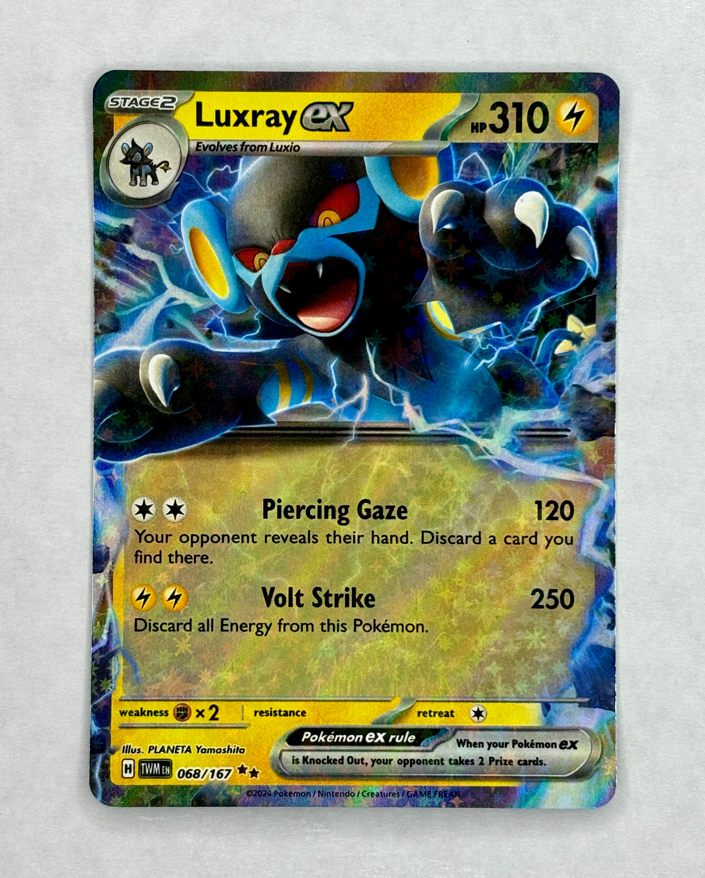 Pokemon Luxray ex - 068/167 - SV06: Twilight Masquerade (NM/M)