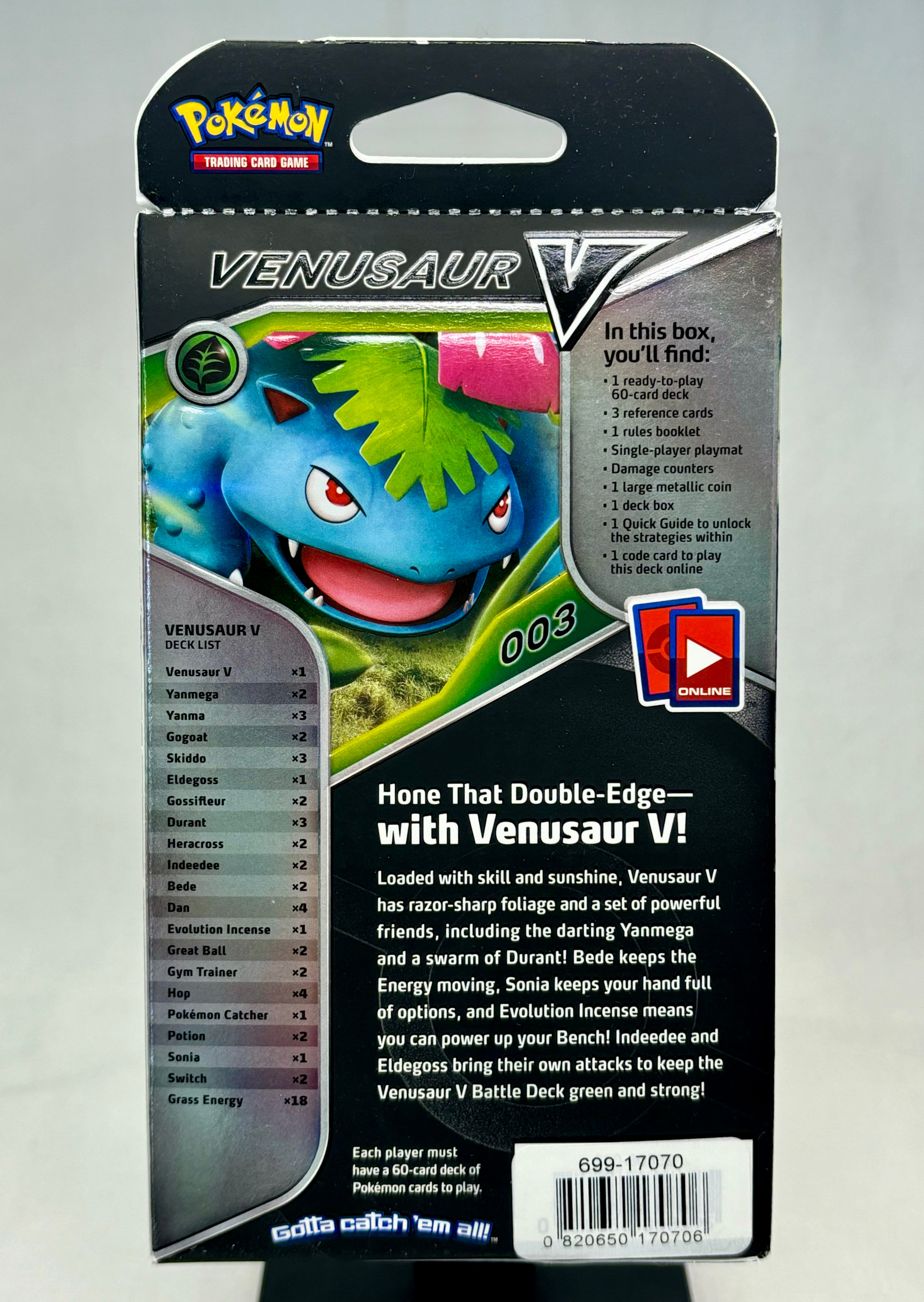 Pokemon Venusaur V Battle Deck