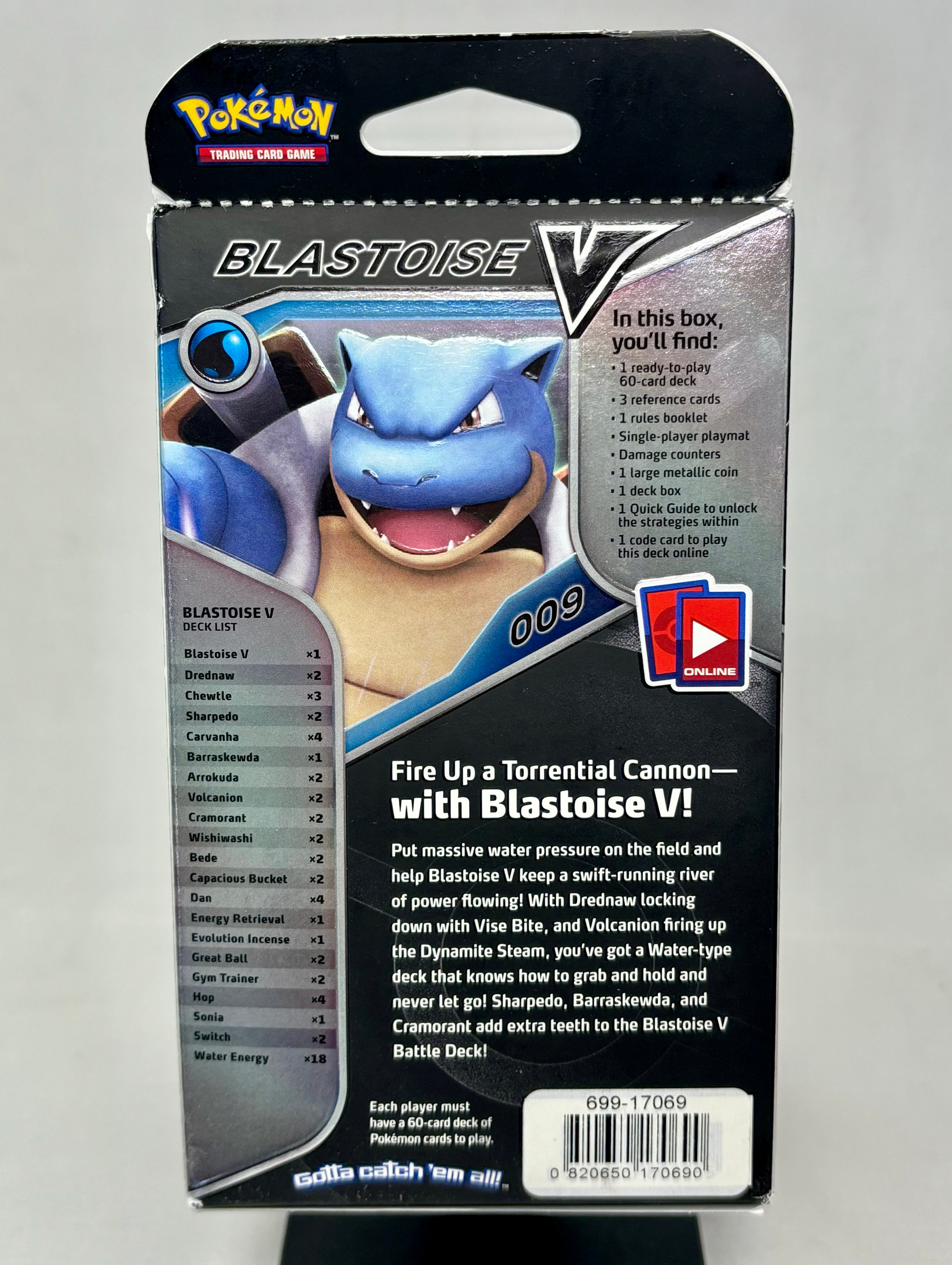 Pokemon Blastoise V Battle Deck