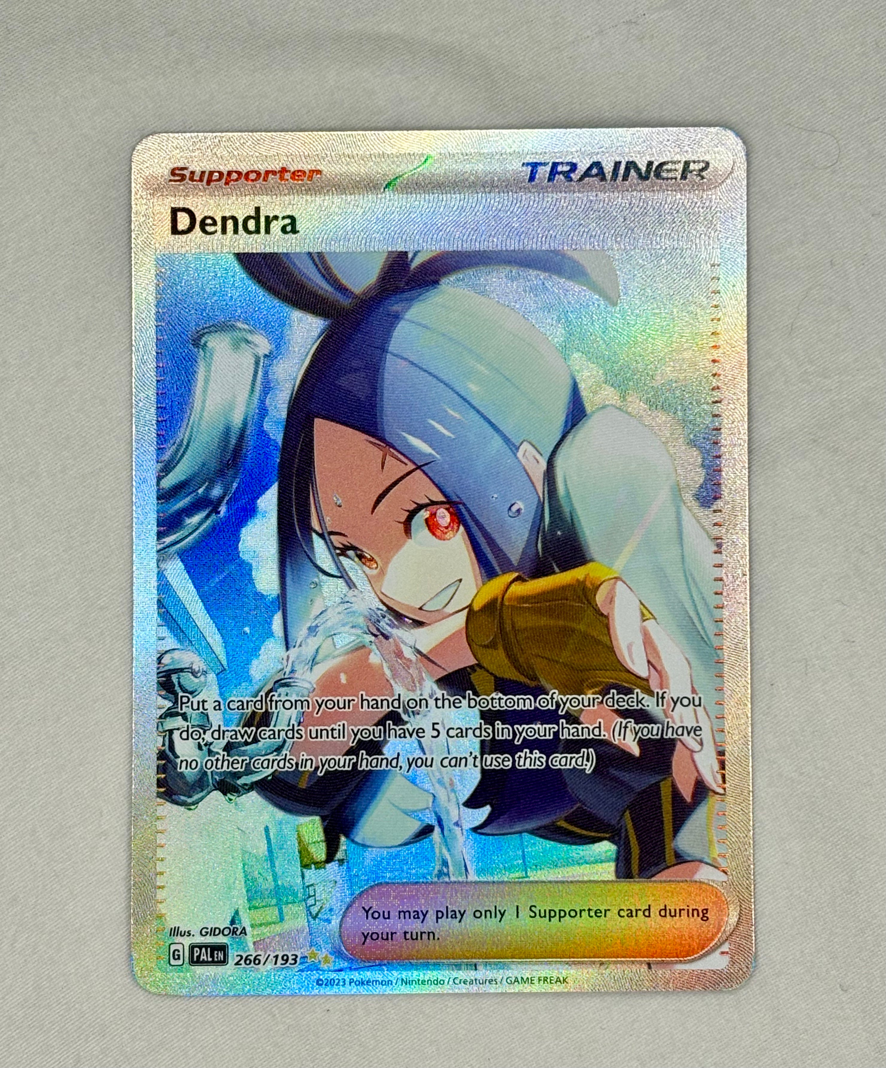 Pokemon Dendra - 266/193 - SV02: Paldea Evolved (NM/M)