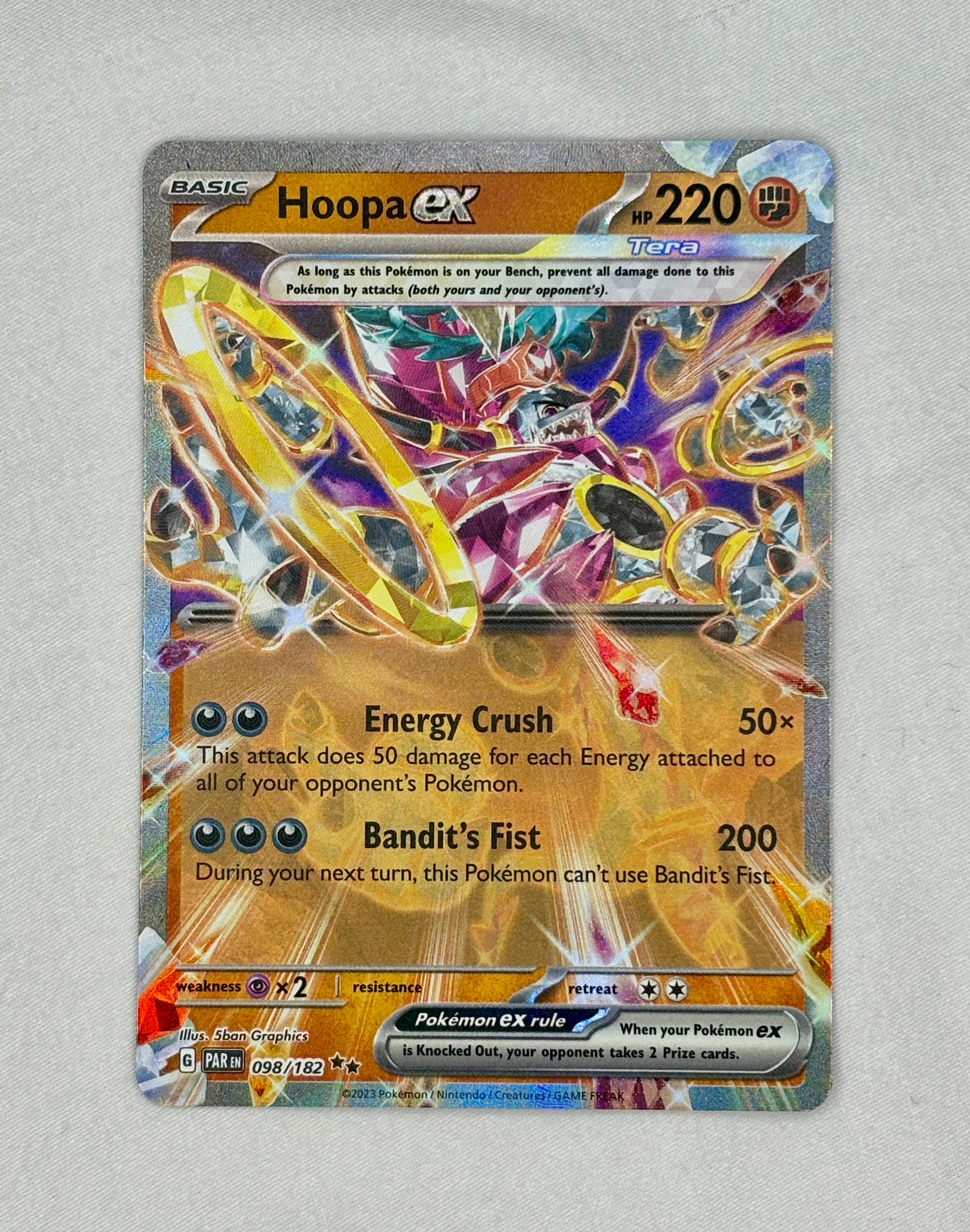 Pokemon Hoopa ex - SV04: Paradox Rift (NM/M)