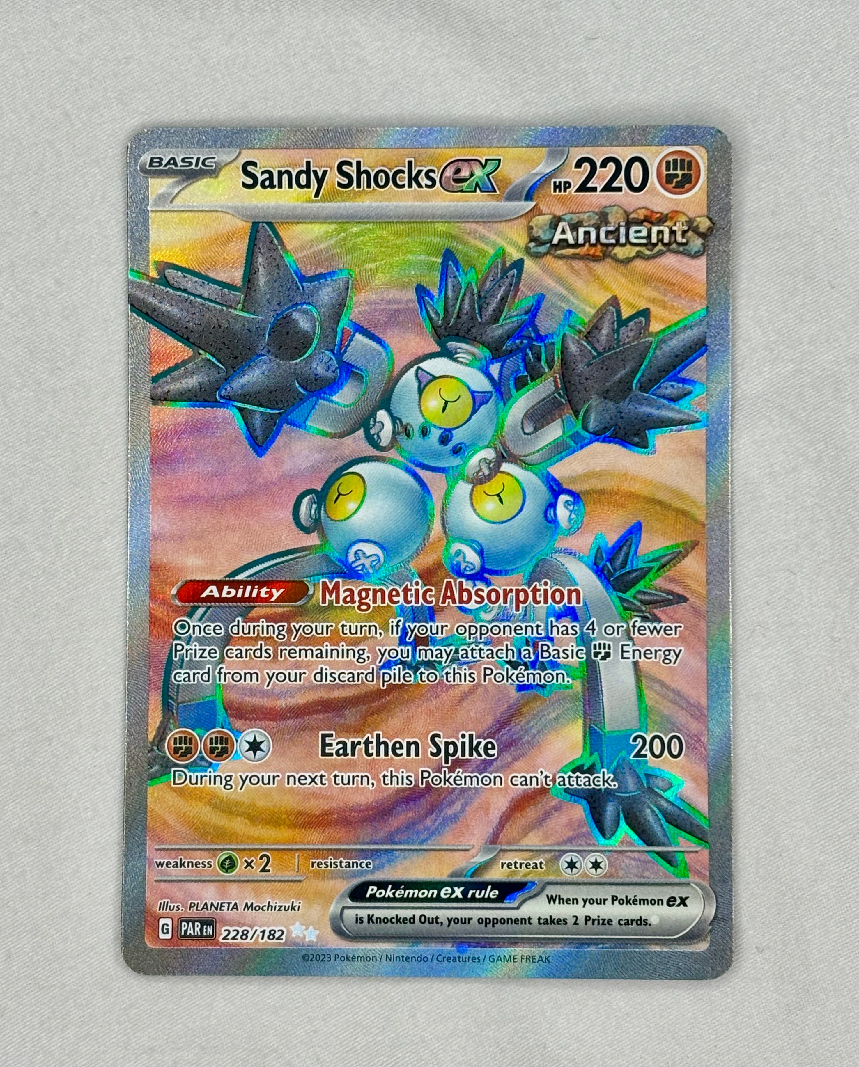 Pokemon Sandy Shocks ex - 228/182 - Paradox Rift (NM/M)