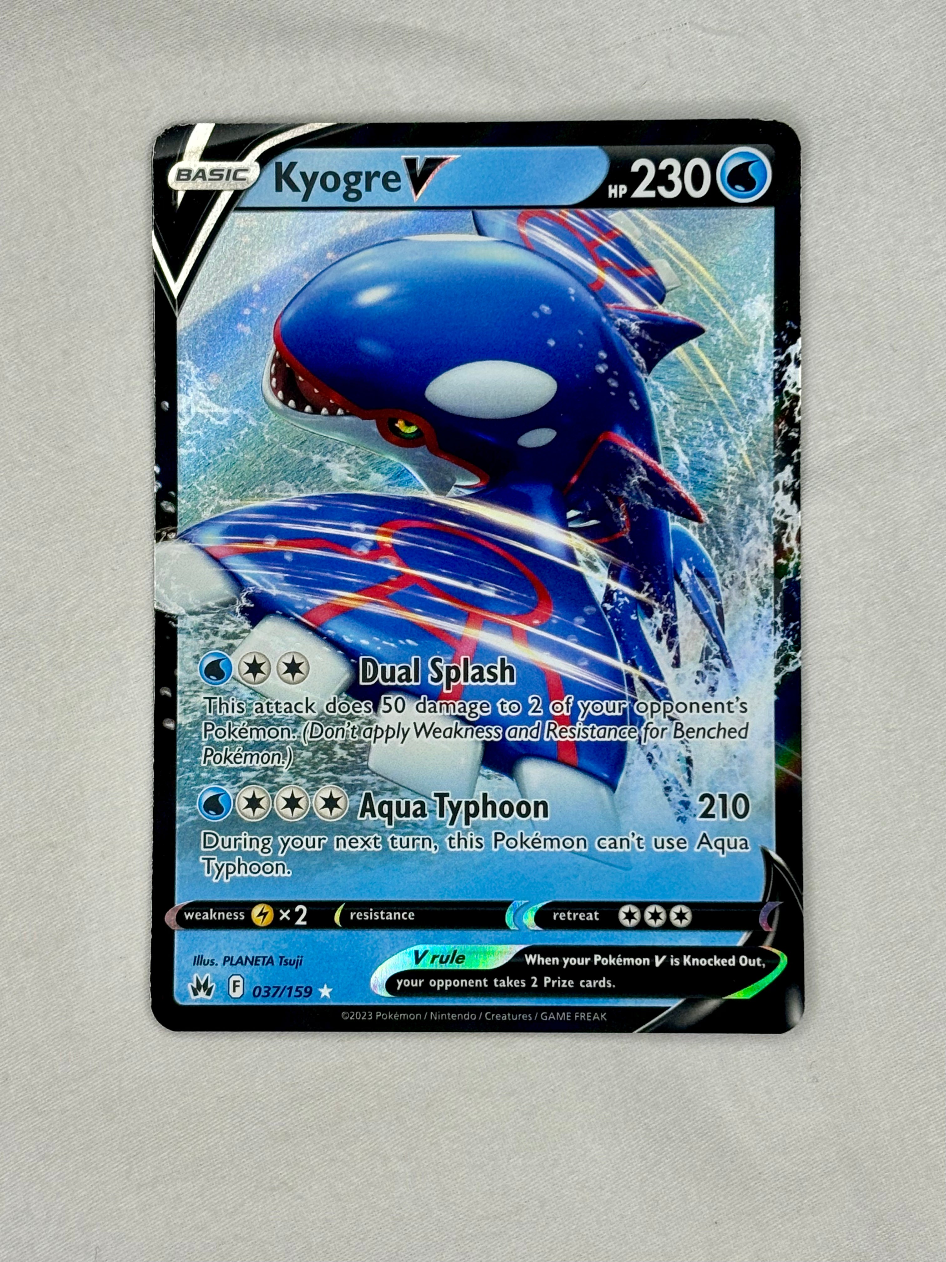 Pokemon Kyogre V - Crown Zenith (NM/M)