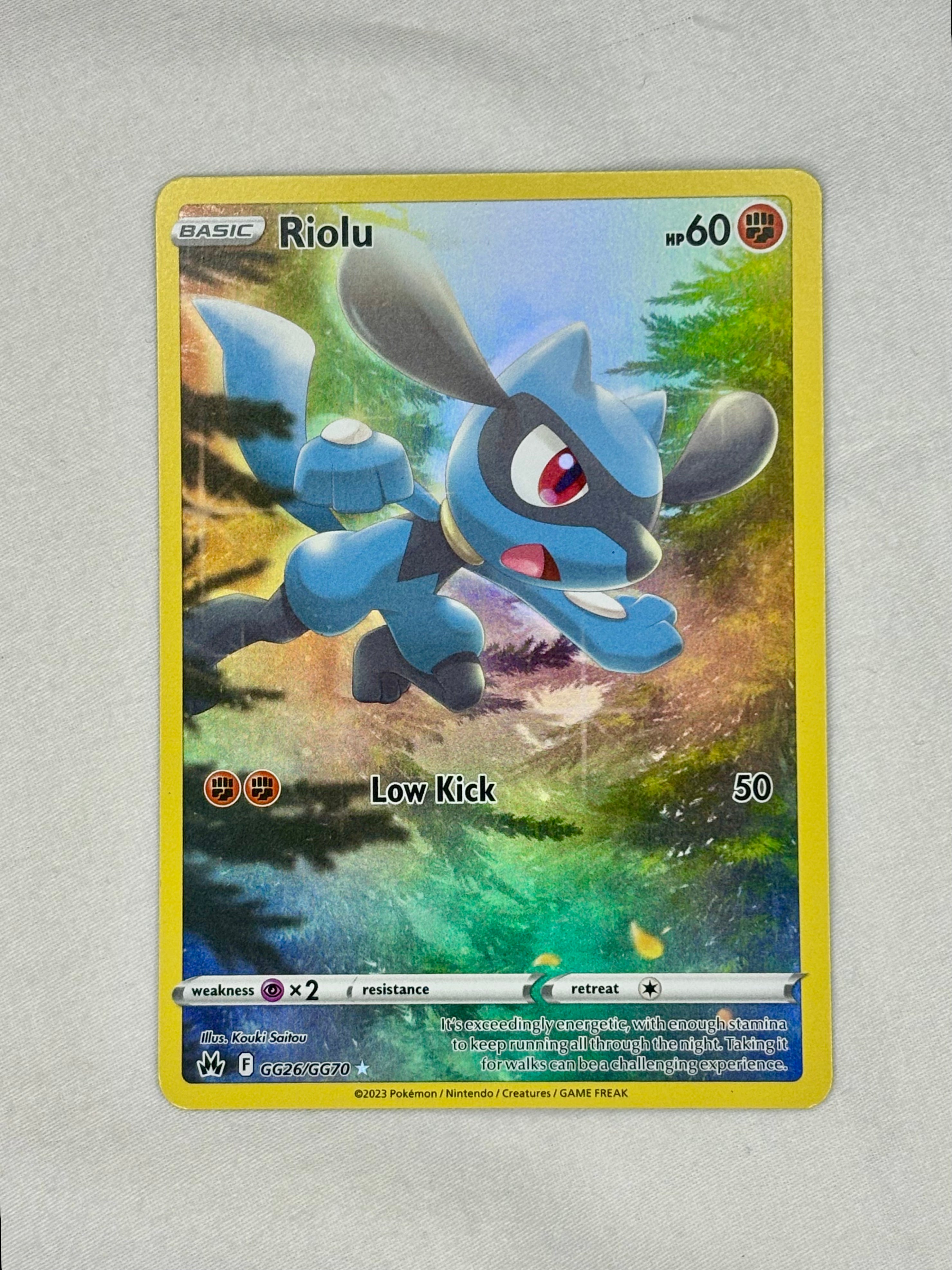 Pokemon Riolu - Crown Zenith: Galarian Gallery (NM/M)