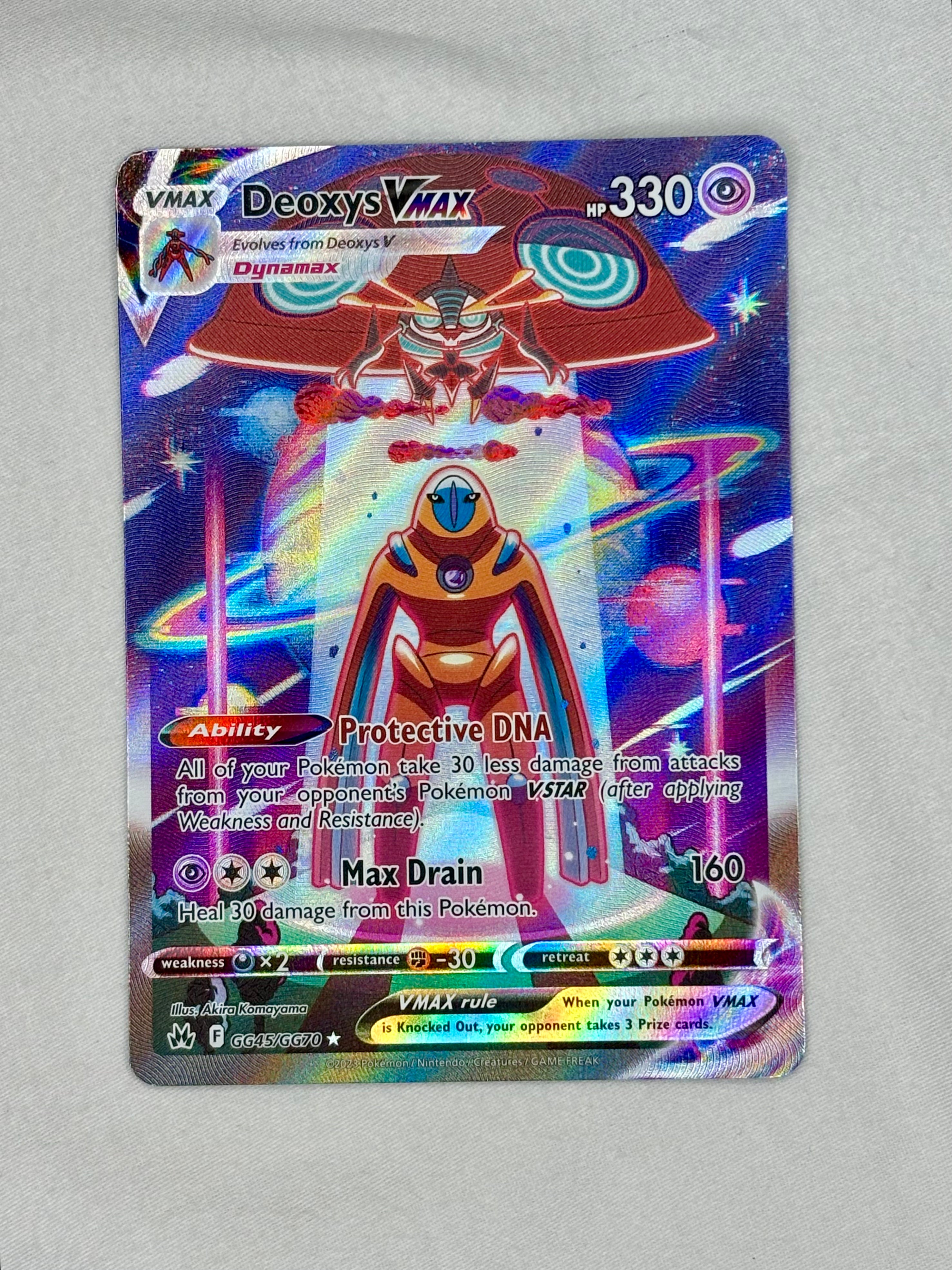 Pokemon Deoxys VMAX - Crown Zenith: Galarian Gallery (NM/M)