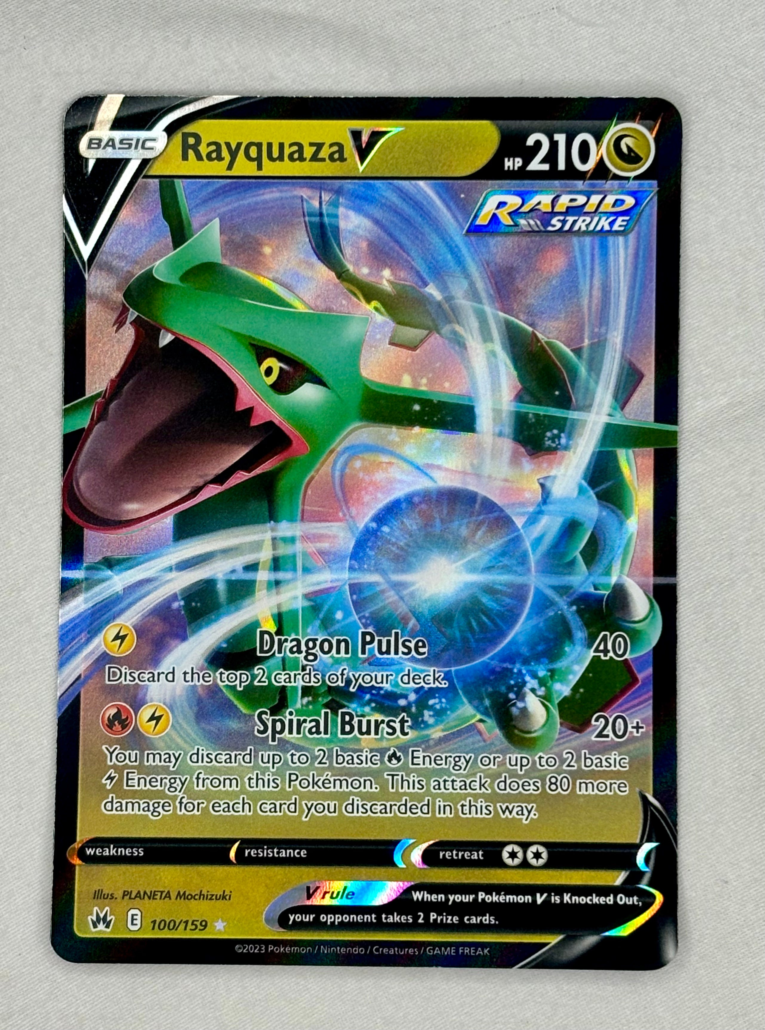 Pokemon Rayquaza V - Crown Zenith (NM/M)