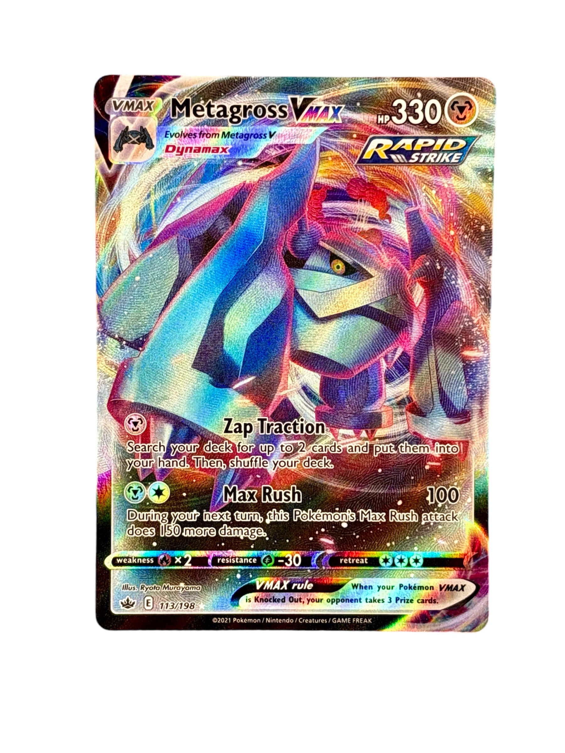 Pokemon Metagross VMAX 113/198: Chilling Reign (NM/M)