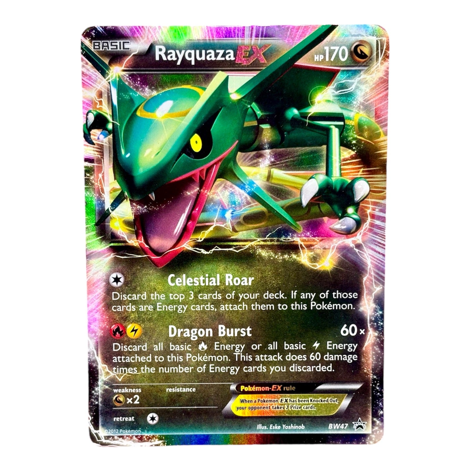 Pokemon Rayquaza EX -BW47 - Black and White Promo (MP)