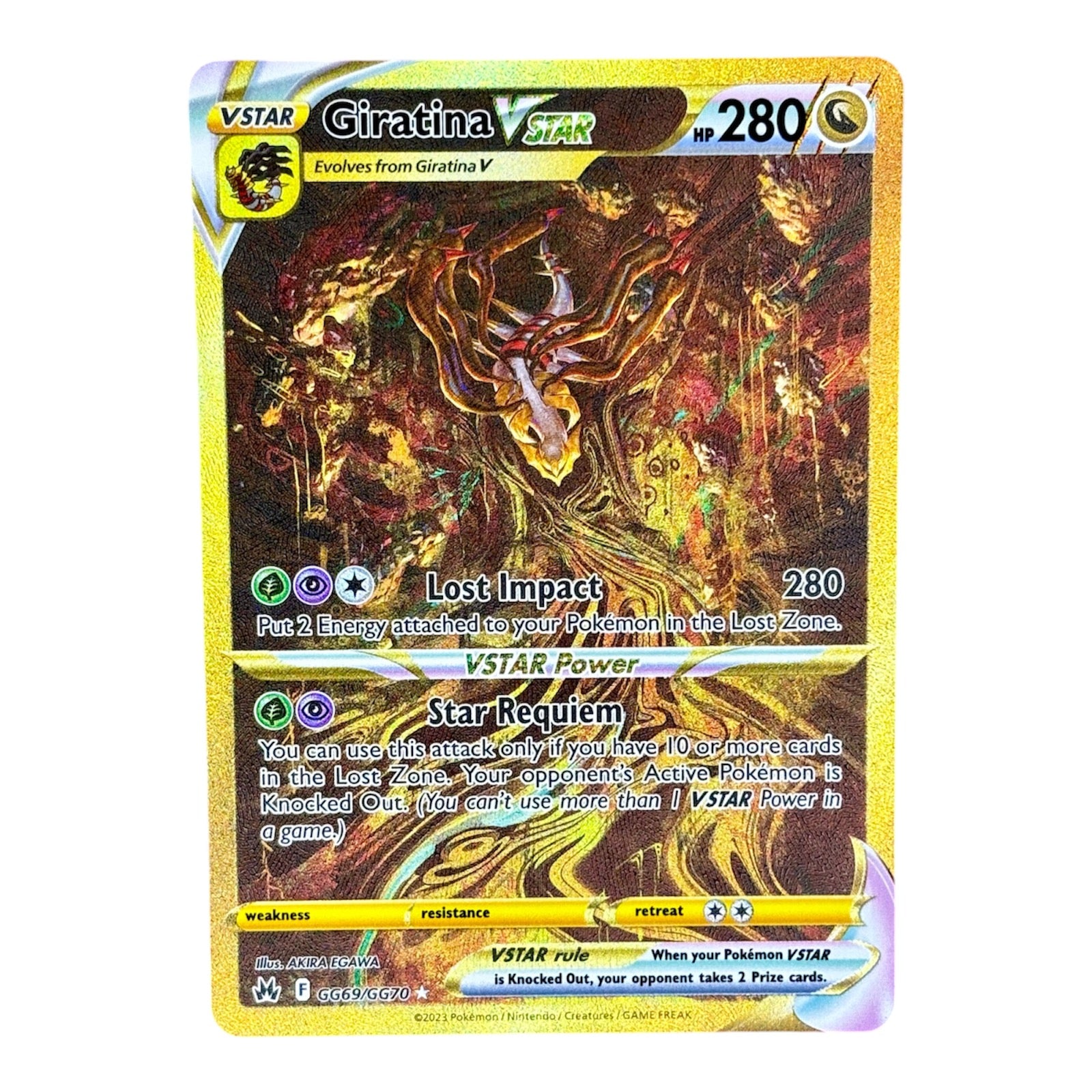 Pokemon Giratina VSTAR - Crown Zenith: Galarian Gallery (NM/M)